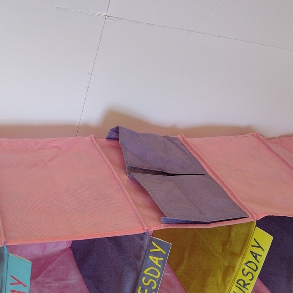 Weekly Hanging Closet Organizers for Kids Weekday Kids Clothes - Picture 2 of 5